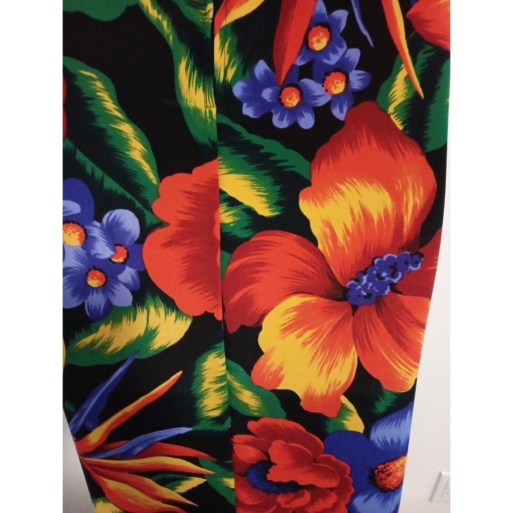 Prophecy Hawaiian Maxi Dress Size 8 Floral Island Smocked Travel Bright Beachy‎ - Picture 4 of 8